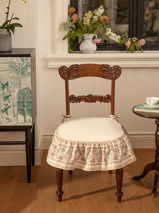 Floral Fantasy Chair Seat Cushion