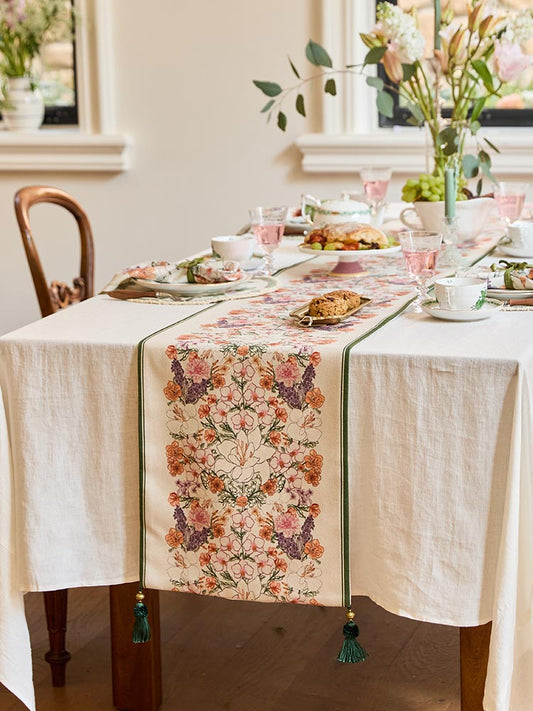 Floral Fantasy Table Runner