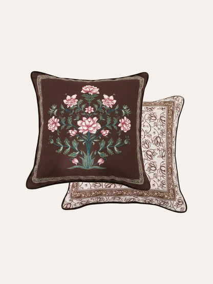 Persian Garden Throw Pillow Cover