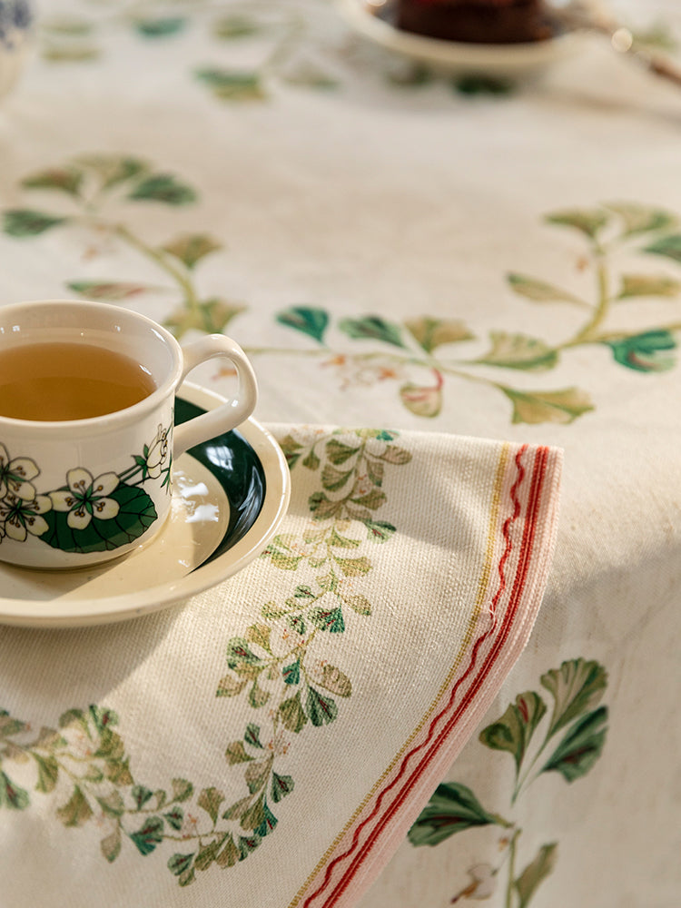 Ginkgo Print Placemat & Napkin