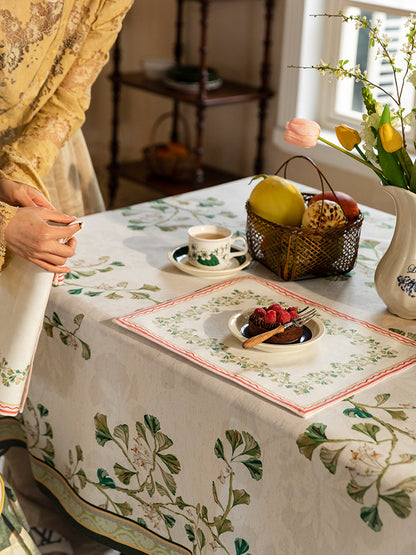 Ginkgo Print Placemat & Napkin