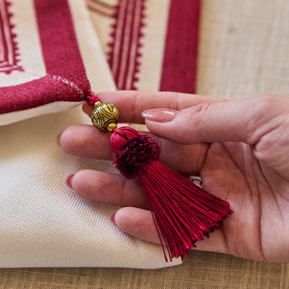 Guava Warm Tone Printed Table Runner