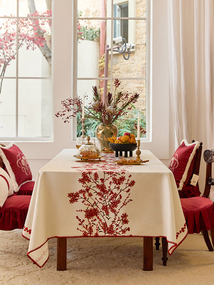 Elegant Floral Charm Tablecloth