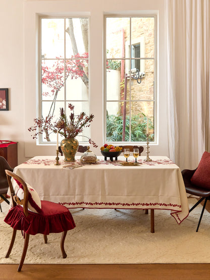 Elegant Floral Charm Tablecloth