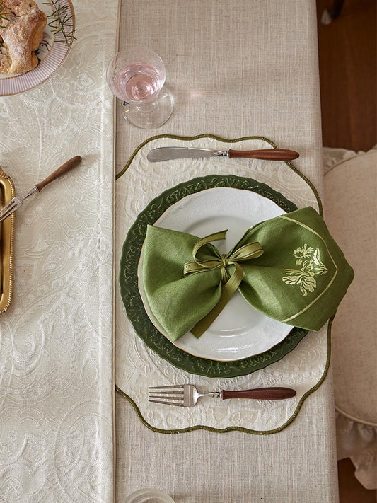 Jacquard Beige Placemat