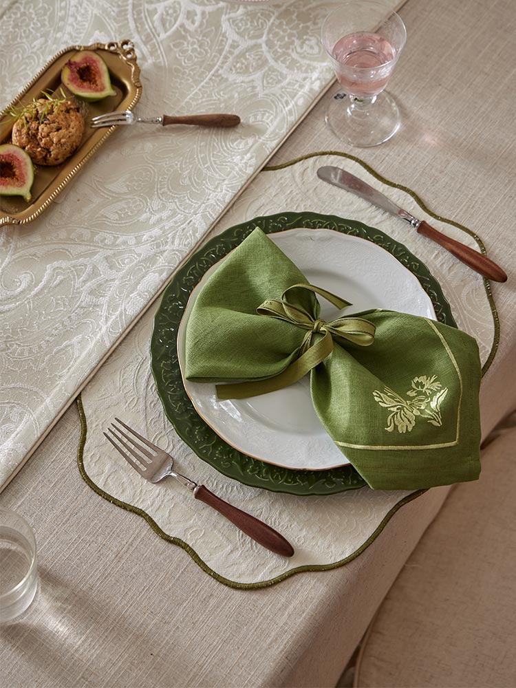 Jacquard Beige Placemat