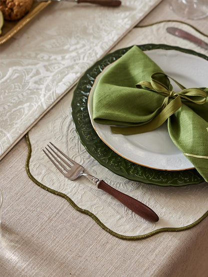 Jacquard Beige Placemat