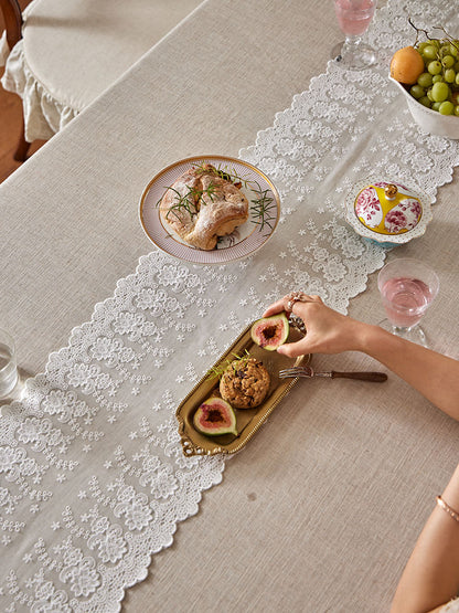 Lace Floral Table Runner