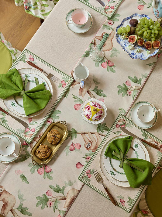 Lazy Sloth Table Runner