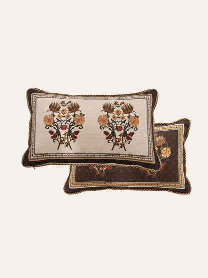 Persian Garden Throw Pillow Cover