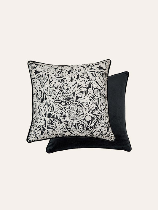 Botanical Jacquard Pillow Cover