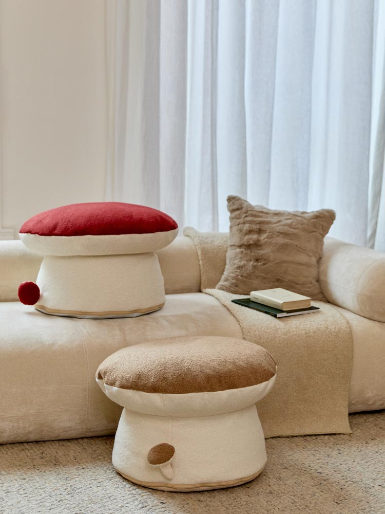 Mushroom Pouf Cover
