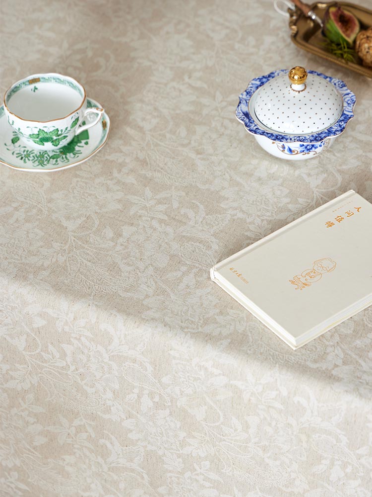 Muted Floral Tablecloth