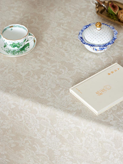 Muted Floral Tablecloth