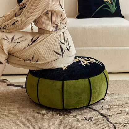 Bamuro Bamboo Embroidery Ottoman Cushion