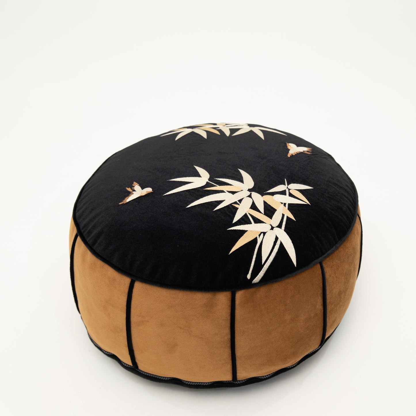 Bamuro Bamboo Embroidery Ottoman Cushion