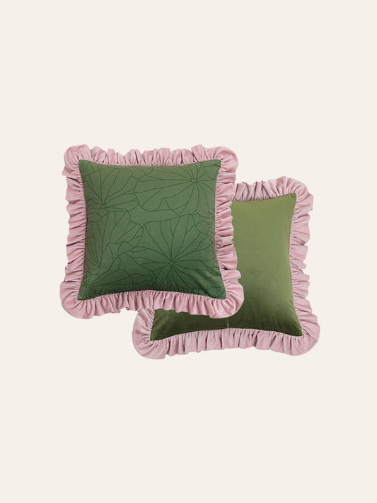 Oriental Lotus Pillow Cover