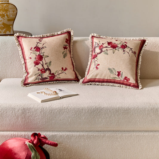 Persephone Exquisite Pomegranate Pillow Cover