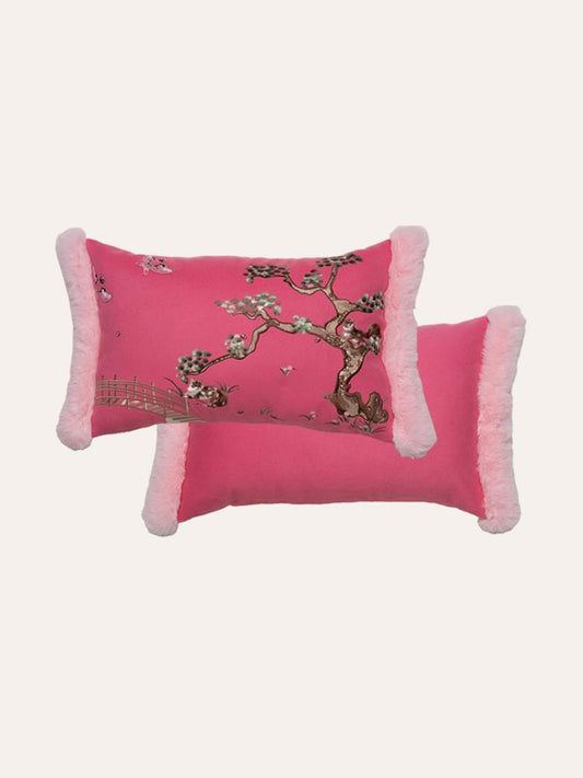 Pine Whisper Lumbar Pillow Cover