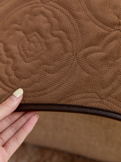 Brocade Floral Sofa Cover