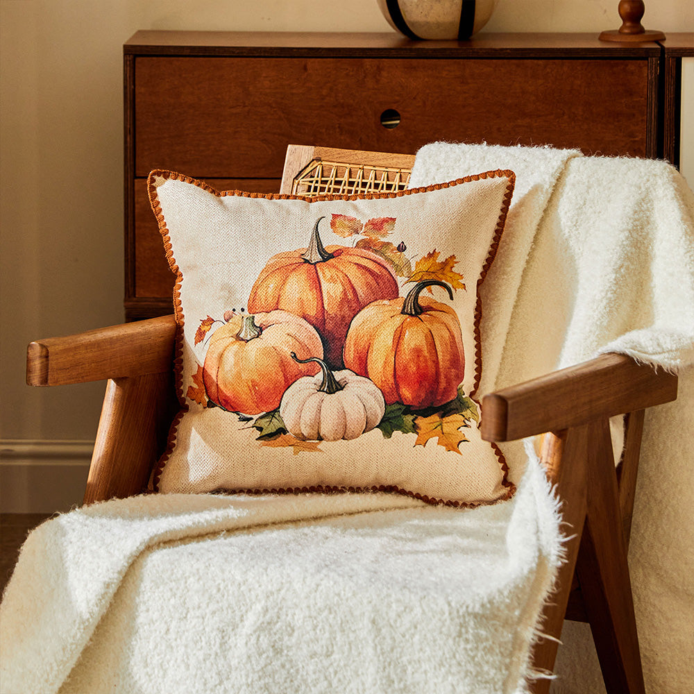 Penelope Pumpkin Pillow Cover Thanksgiving Gift