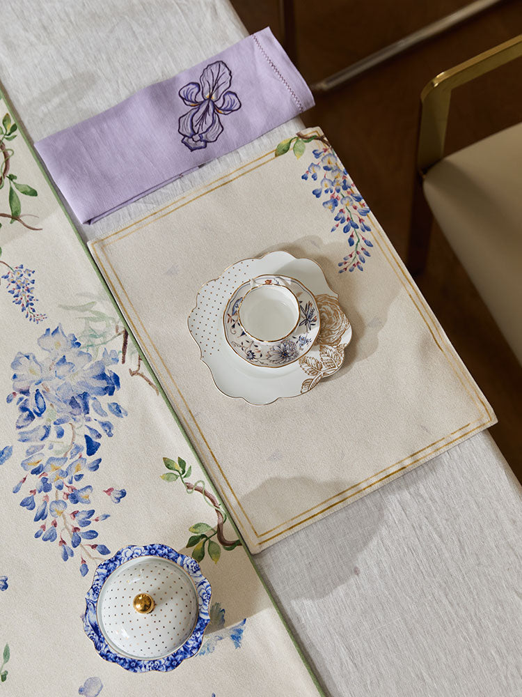 Purple Floral Placemat