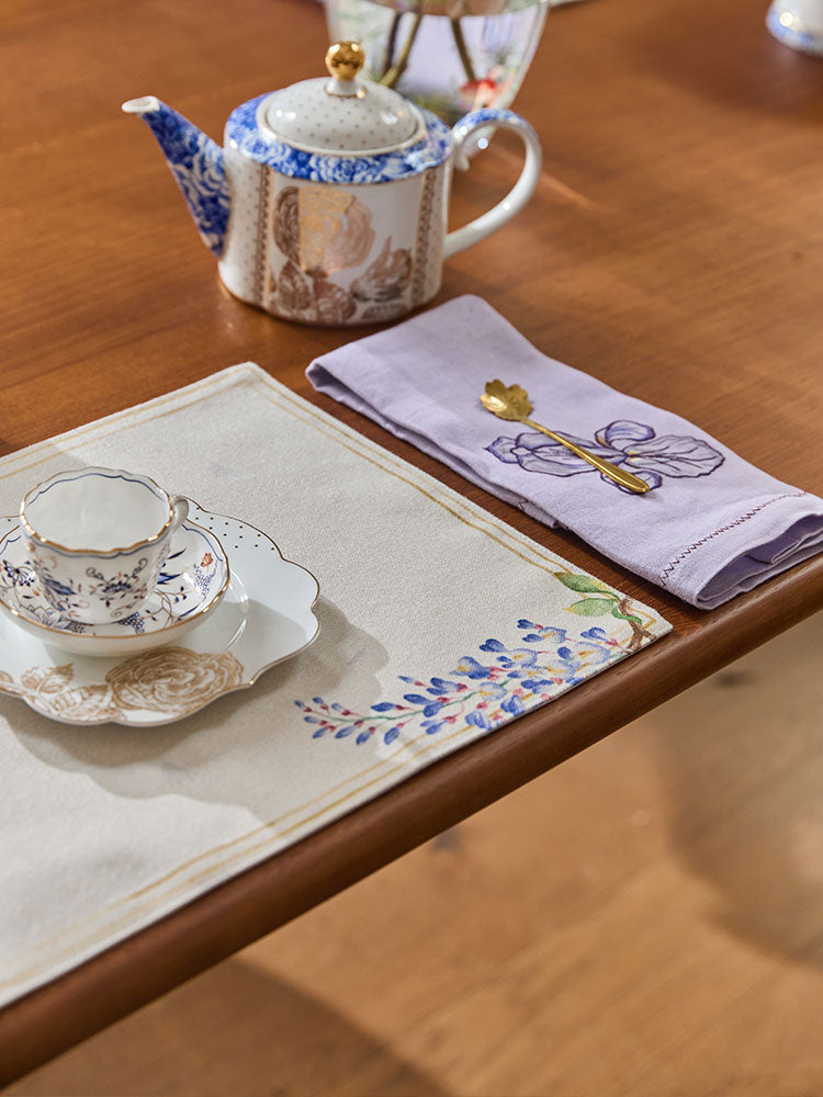 Purple Floral Placemat