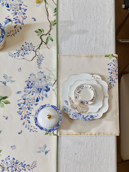 Purple Floral Placemat