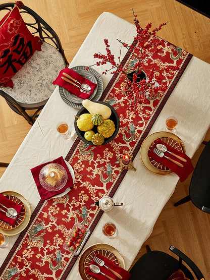 Red Dragon Table Runner