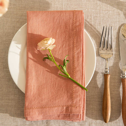 Lydia Various Colors Linen Napkins 4Pcs