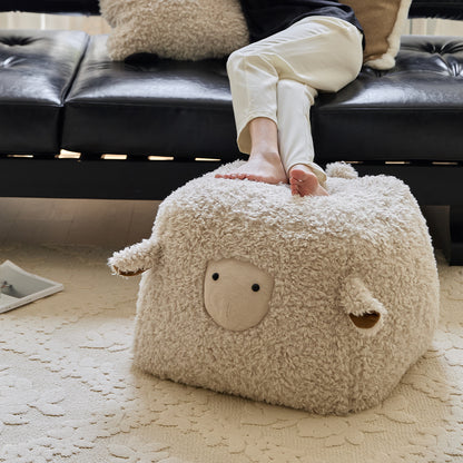 Shaun Soft Plush Sheep Ottoman Cover Cozy