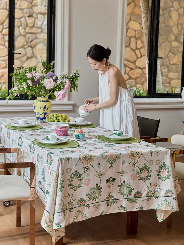 Spring Mist Ode Tablecloth