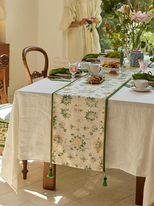 Tassel Garden Table Runner