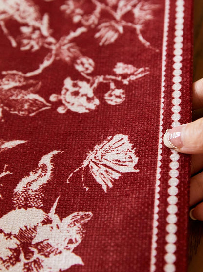 Vintage Floral Table Runner