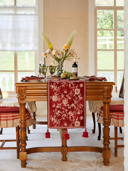 Vintage Floral Table Runner