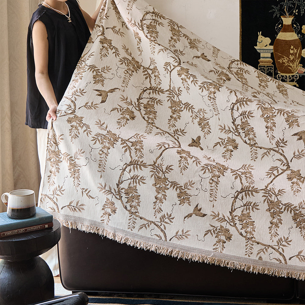 Wisteria Jacquard Chenille Sofa Cover