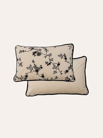 Magnolia Oriental Throw Pillow Covers