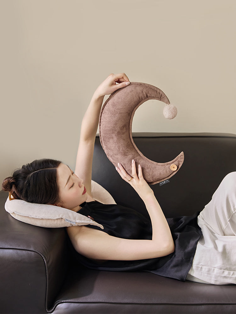 Moonlit Crescent Pillow