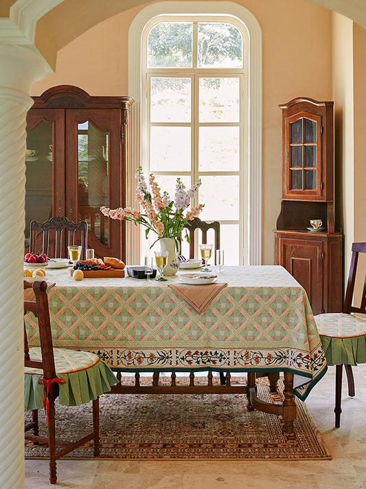 Victorian Linen Tablecloth