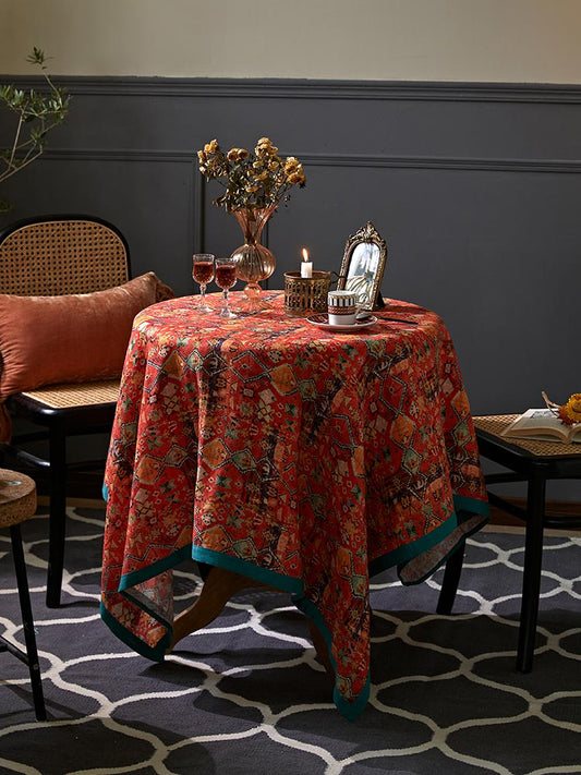 Boho Diamond Tablecloth