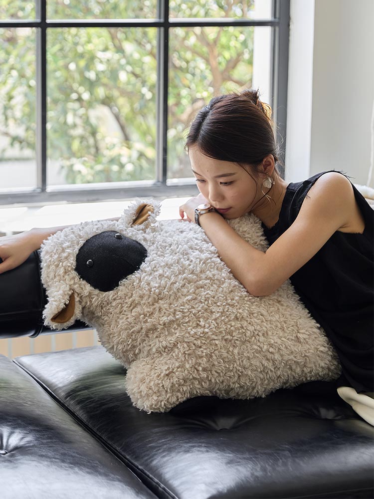 Fluffy Sheep Pillow