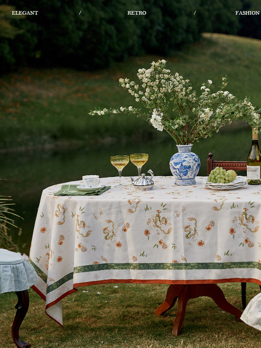 Dragon's Garden Tablecloth