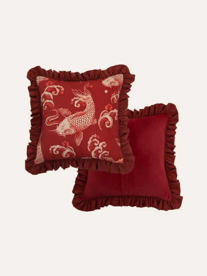 Oriental Koi Pillow Cover