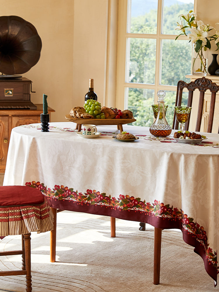 Pomegranate Blossom tablecloth