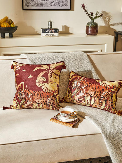 Regal Tiger Pillow Cover