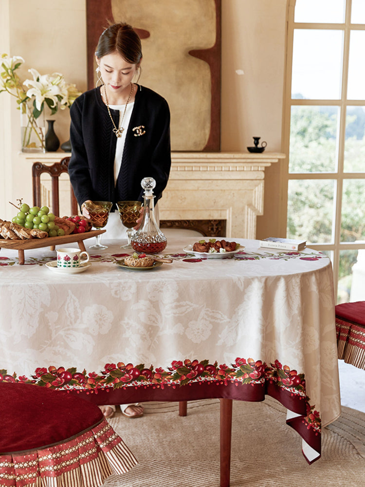 Pomegranate Blossom tablecloth