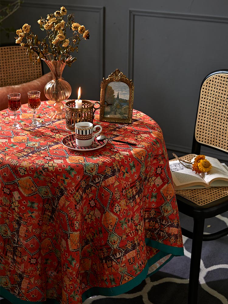 Boho Diamond Tablecloth