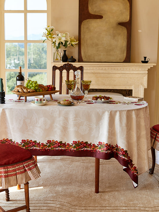 Pomegranate Blossom tablecloth