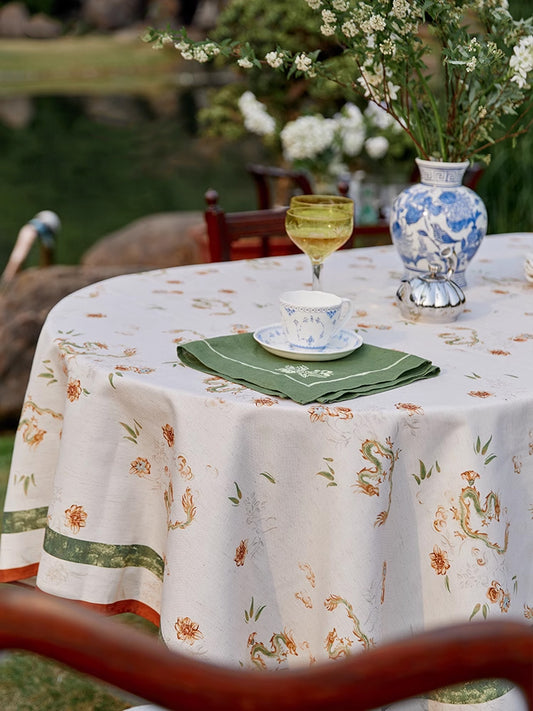 Dragon's Garden Tablecloth