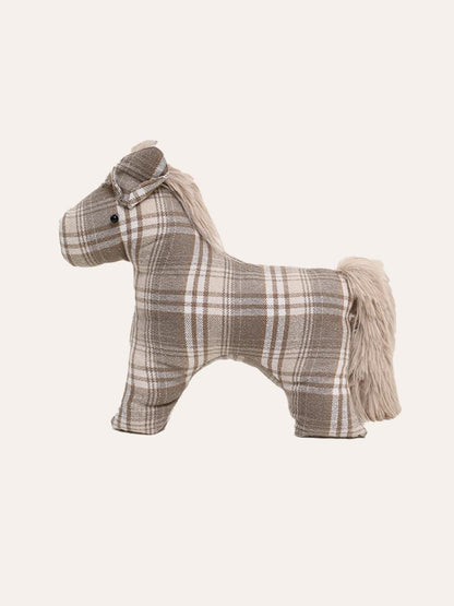 Plaid Pony Pillow